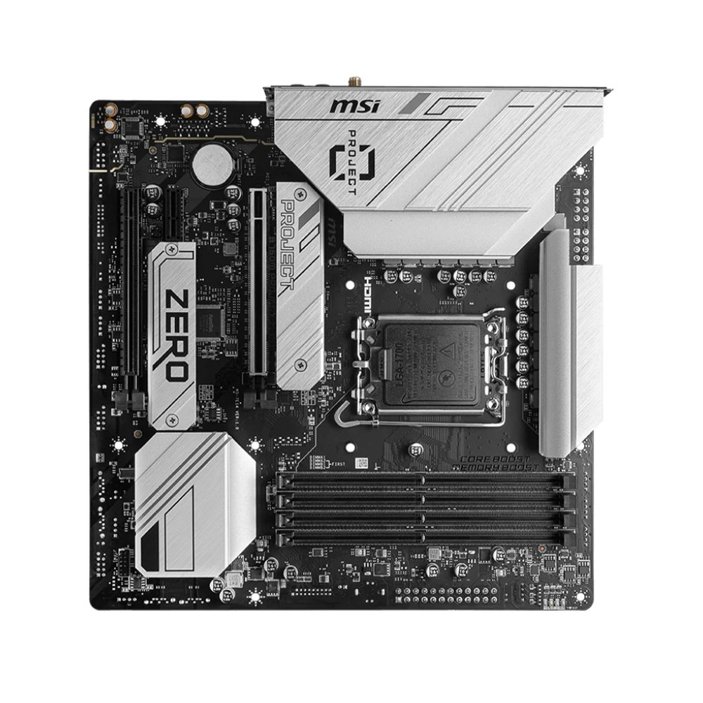 Placa base MSI B760M PROJECT ZERO DDR5 LGA1700 B760 placa base HDMI M.2 NVME compatible con i9-14900K i7-13700K i5-12400F i3-12100 CPU - imagen 3