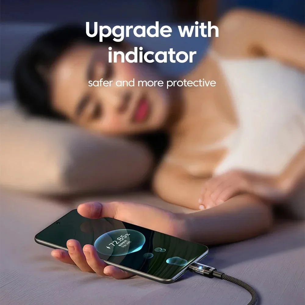 Cable USB C de 240W y 10A, cargador de carga súper rápida, Cable de datos o Samsung S23 Xiaomi Huawei Oneplus, Cable de carga rápida tipo C para teléfono - imagen 5