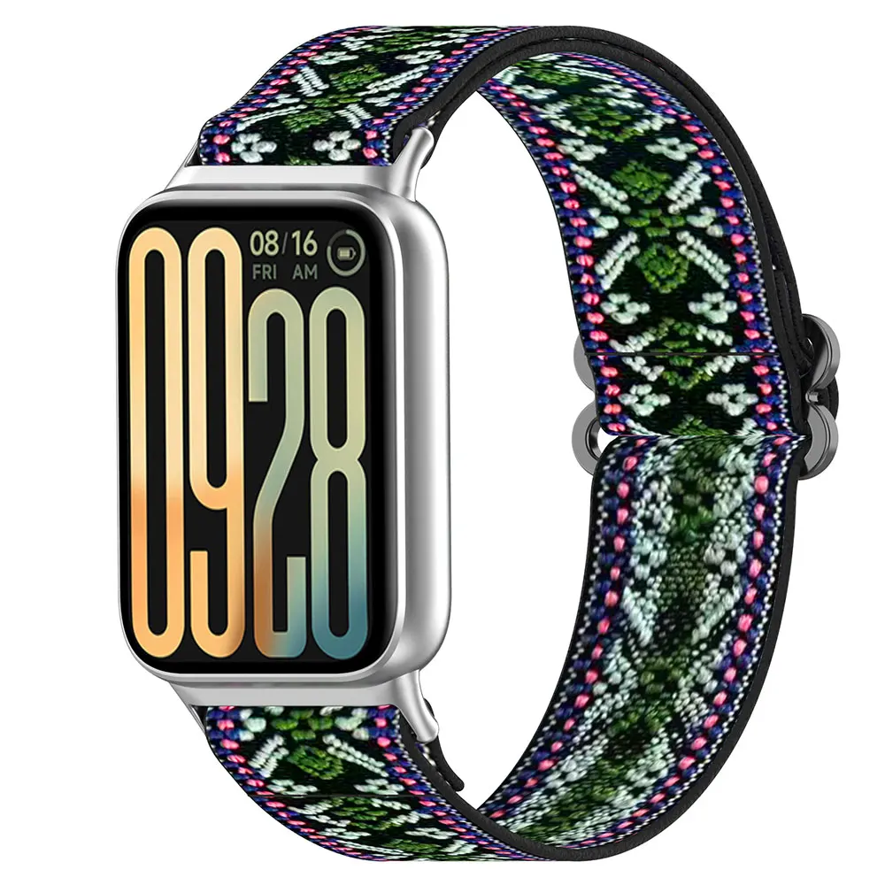 Correa de nailon para reloj Redmi 5 4, pulsera deportiva elástica de repuesto, Correa Corre para Xiaomi Mi Band 8 9 pro Band - imagen 2