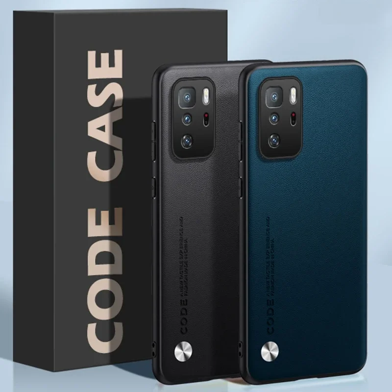 Funda de cuero PU de lujo para Xiaomi Poco X3 GT, cubierta mate de silicona, protección completa de cámara, funda de teléfono para PocoX3 GT X3GT 5G Coque - imagen 4
