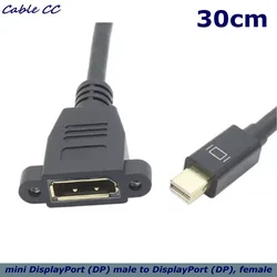 Cable de Extensión Mini DisplayPort a DisplayPort 4K para Panel