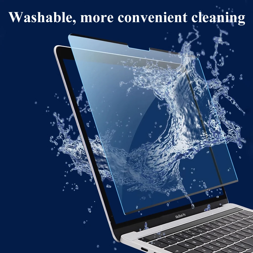 Protector de pantalla antiluz azul MacBook Pro Air 13 pulgadas (2016 ~ 2022) M1/M2 filtro protector de pantalla magnético reduce la fatiga ocular - imagen 5