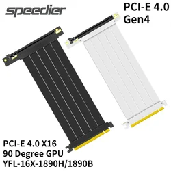 Cable elevador PCIe 4.0 X16 90/180° para RTX 3090 RX 6900 XT