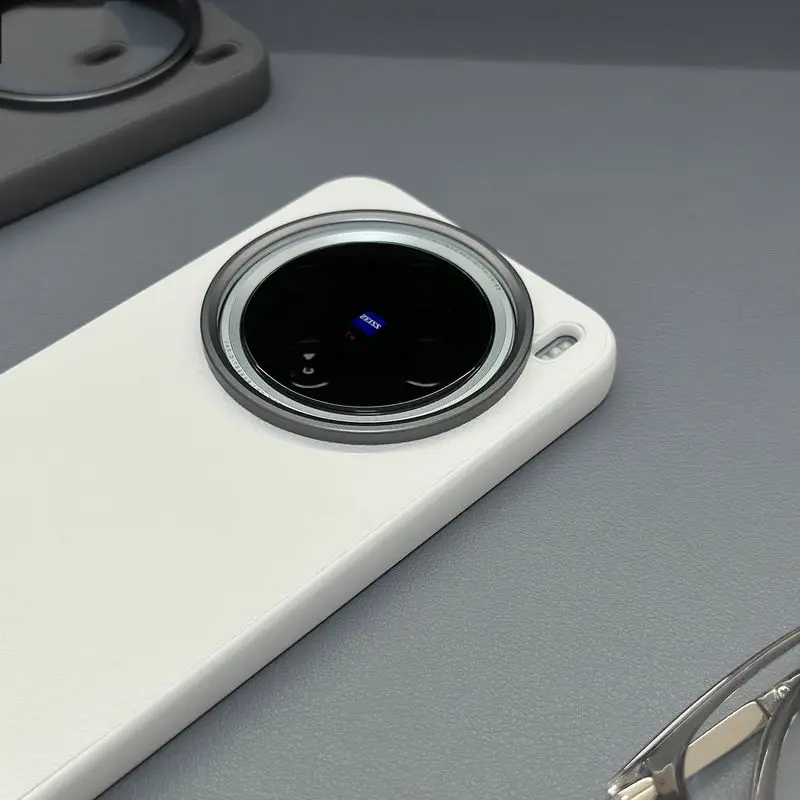 Funda para VIVO X200 X100 Ultra X200Pro MIni Funda trasera de cuero de lujo a prueba de golpes para VIVO X 200 Pro Funda de parachoques Simple - imagen 3