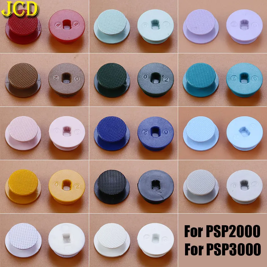 JCD 1/5/10 Uds. Tapa de palanca de pulgar multicolor, tapa de Joystick basculante de repuesto para consola PSP2000 PSP3000