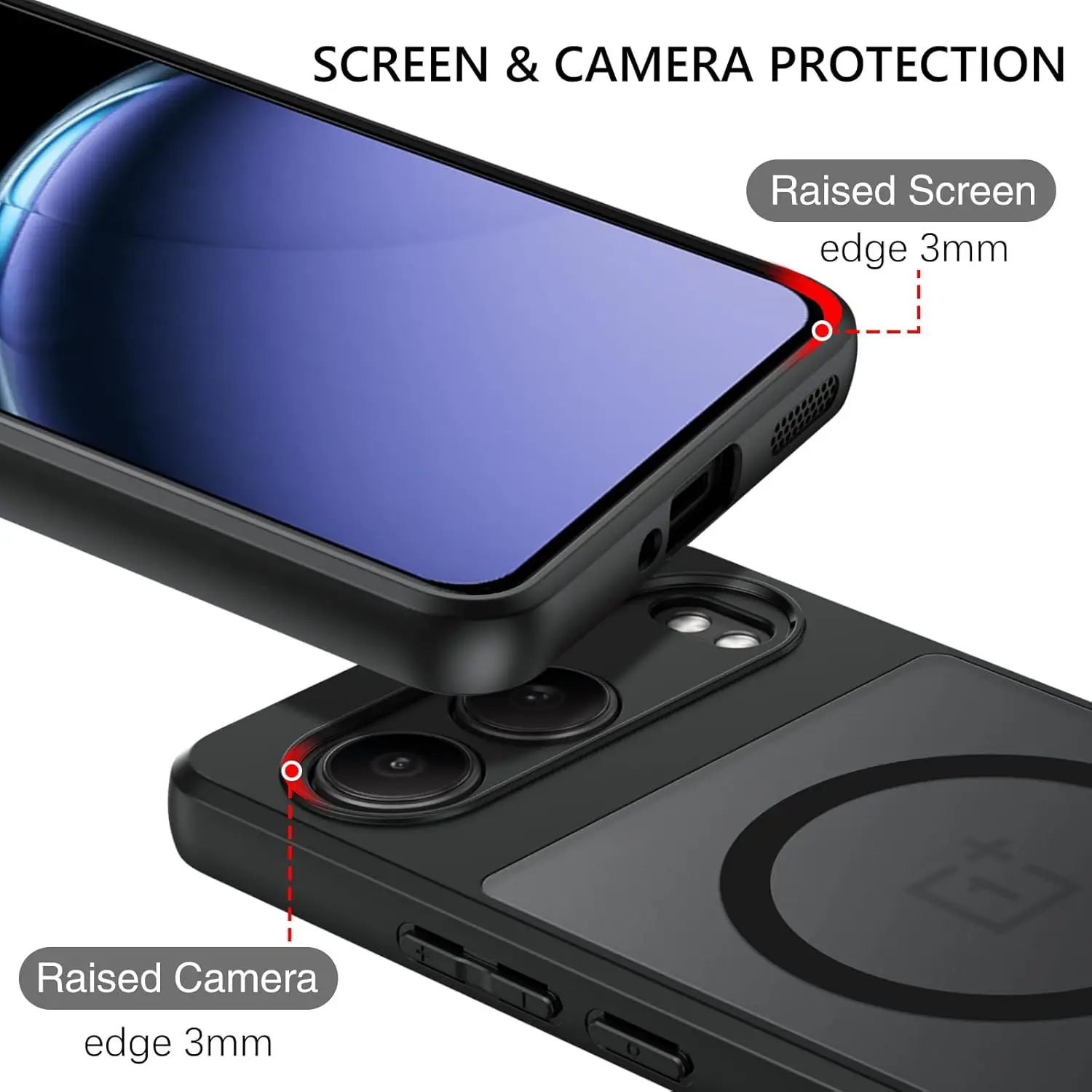 Funda translúcida para Magsafe, carga inalámbrica magnética, PC duro, protección de cámara mate para Oneplus Nord 4 Nord4 5G - imagen 4