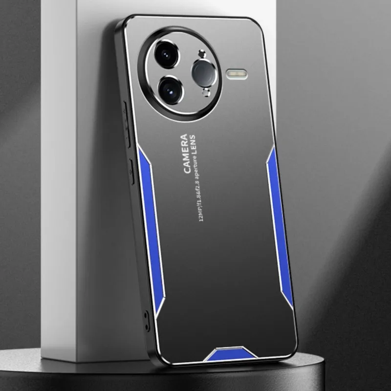 Para Poco F7 Pro funda de aluminio de Metal de alta calidad funda protectora contra escarcha para lente previene huellas dactilares Metal + TPU - imagen 2
