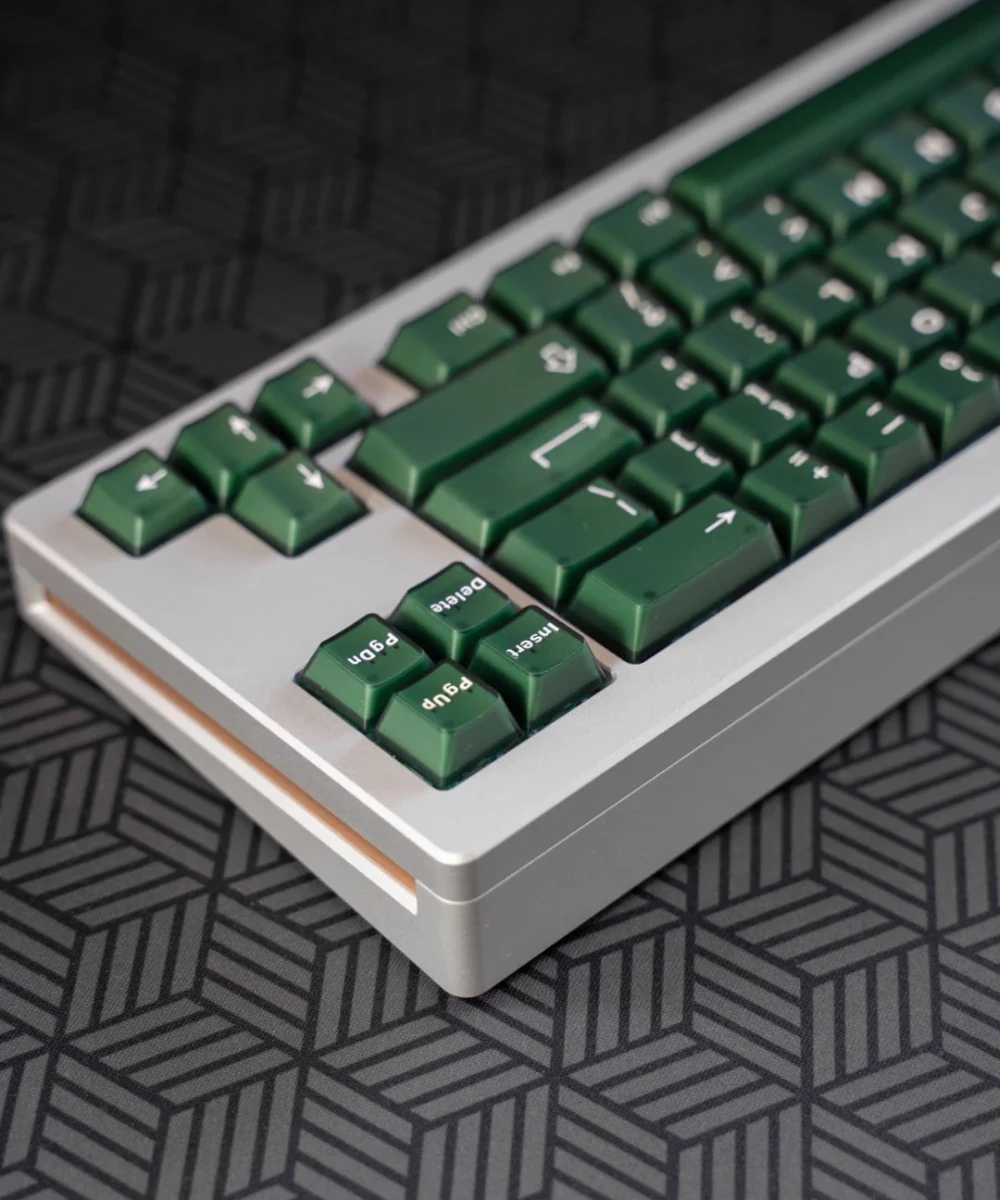 ECHOME-Juego de teclas con temática de Jade Esmeralda, tapa de teclado translúcida de doble capa ABS, perfil de cereza para teclado mecánico - imagen 2