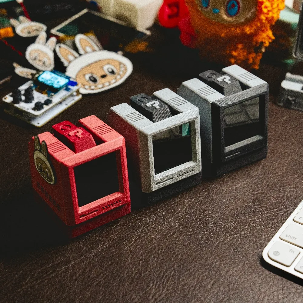 Robot de escritorio ESP32-S3MAX, Robot de Chat Retro personalizable DIY, Robot de reconocimiento de diálogo por voz, regalo de impresión 3D, asistente de voz - imagen 5