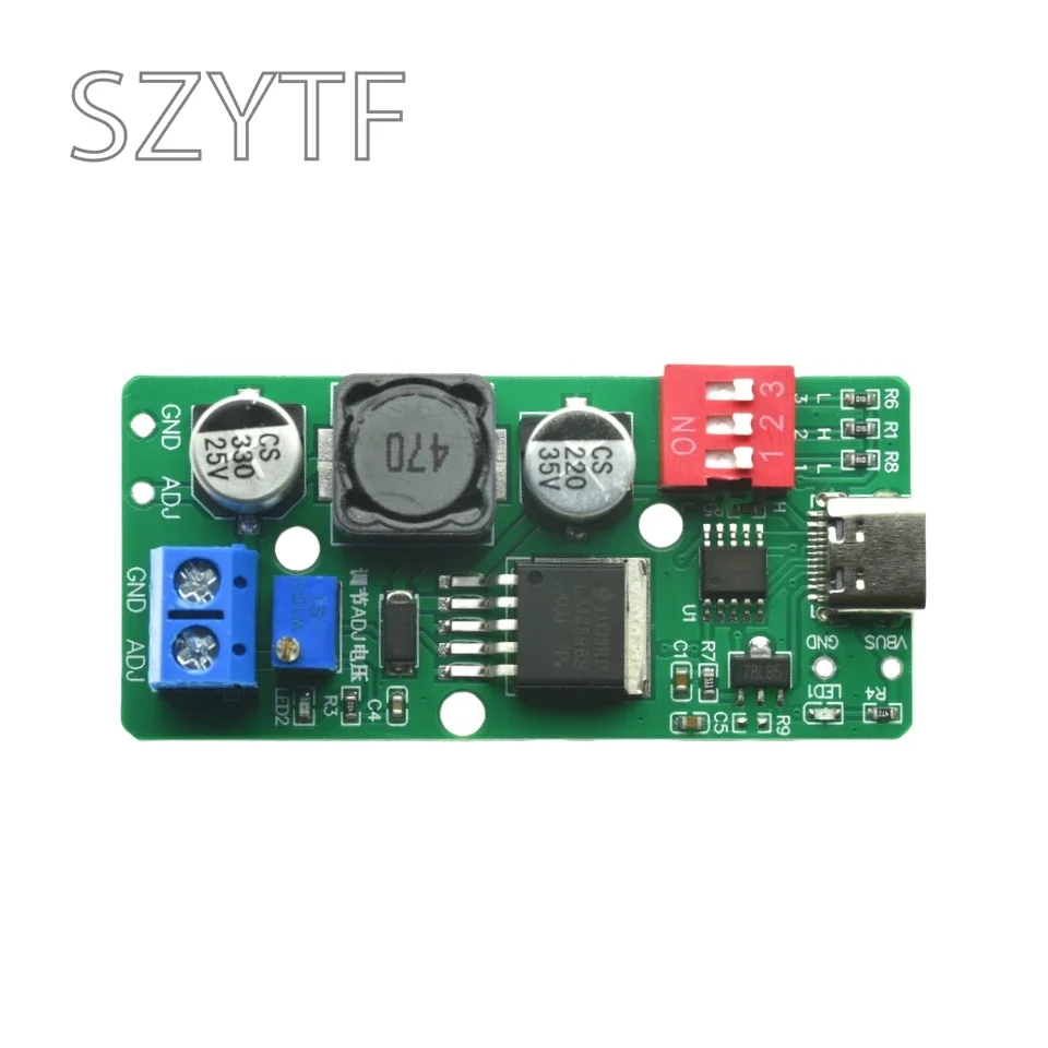 Placa de disparo PD/QC: cargador rápido tipo C, ajustable 5 V-20 V, admite entrega de energía y carga rápida