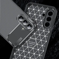 Funda Samsung Galaxy A36 Antigolpes de TPU y Fibra de Carbono