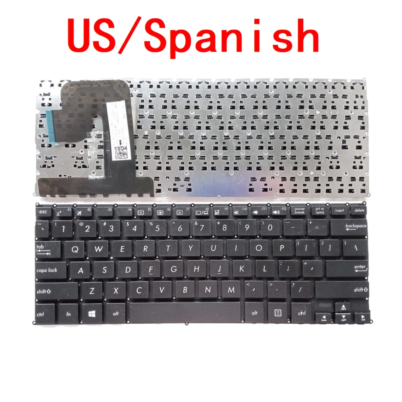 Teclado español para portátil ASUS VivoBook Flip 12, TP203, TP203N, TP203NAH, reemplazo de PC