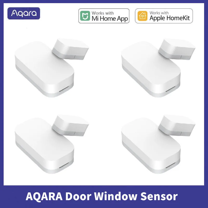 Aqara-Sensor de puerta y ventana Original Zigbee, conexión inalámbrica, Mini Sensor de puerta inteligente, funciona con la aplicación Mi Home para Xiaomi HomeKit - imagen 2