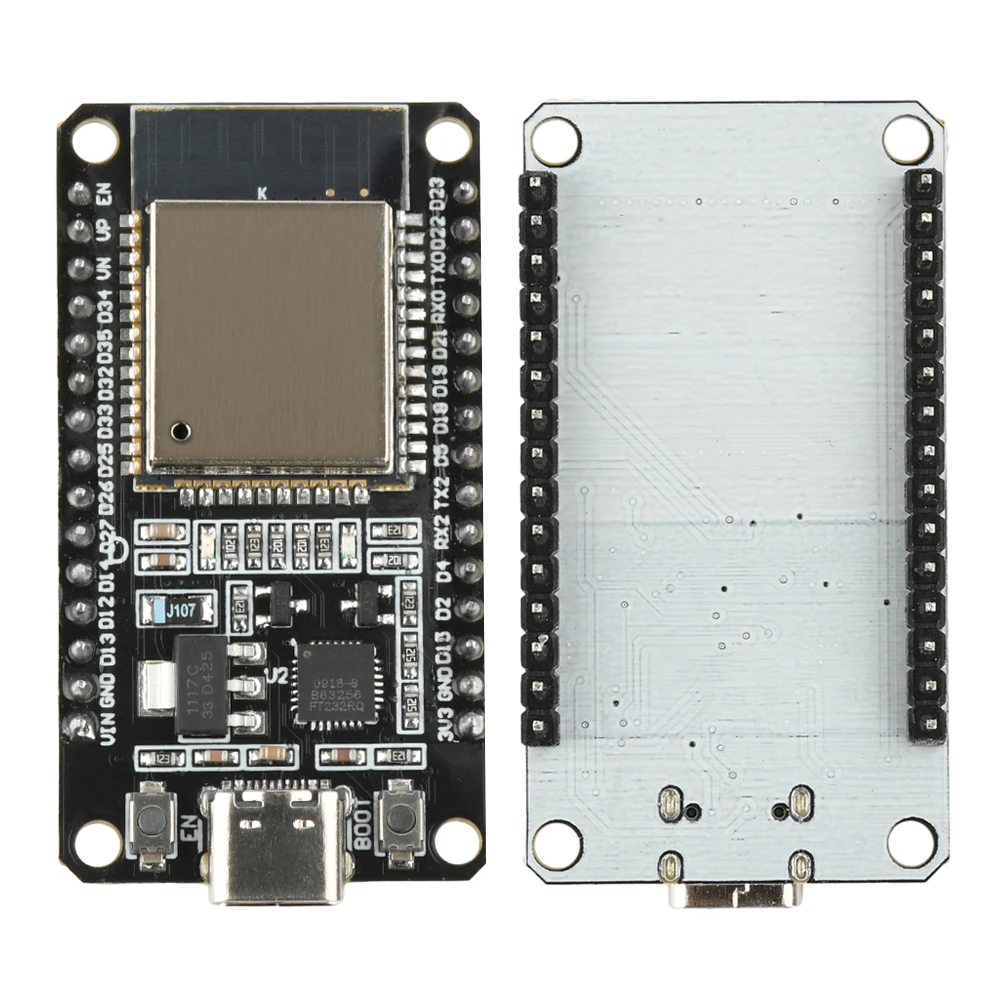 Placa de desarrollo CP2102 FT232 ESP-WROOM-32 ESP32, módulo tipo C Bluetooth Wifi ESP32 para Arduino UART/SPI/I2C/PWM/DAC/ADC - imagen 5