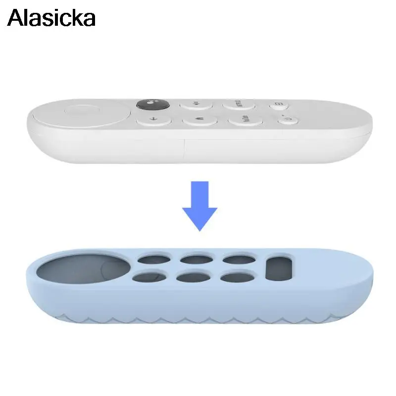 Funda de silicona suave antideslizante para Control remoto, carcasa protectora para Google Chromecast, Control remoto por voz, TV Box Controller - imagen 2