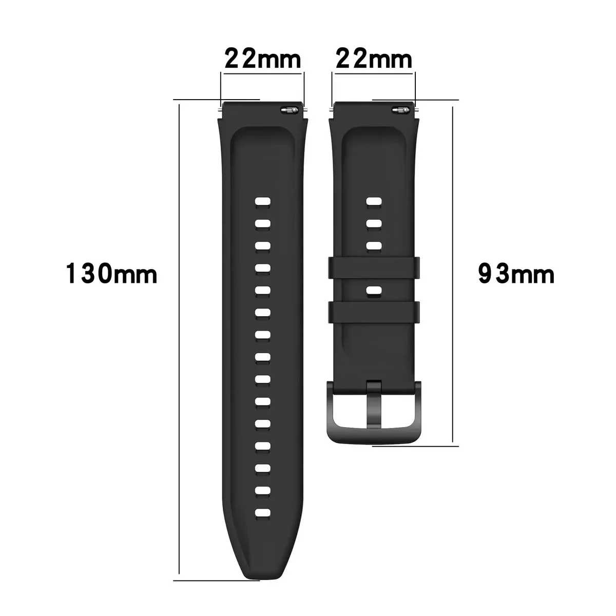 Correa de silicona para reloj inteligente Amazfit GTR 2 2E, repuesto de pulsera deportiva de 22mm para Amazfit GTR 47mm/Pace/Stratos 2 2S 3 1 - imagen 3