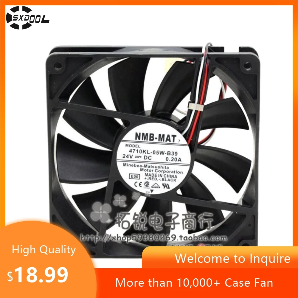 para NMB 4710KL-05W-B39 120 mm 12025 24 V 0.2A Ventilador inversor con alarma de parada - Refrigeración confiable para inversores, alto rendimiento - imagen 2