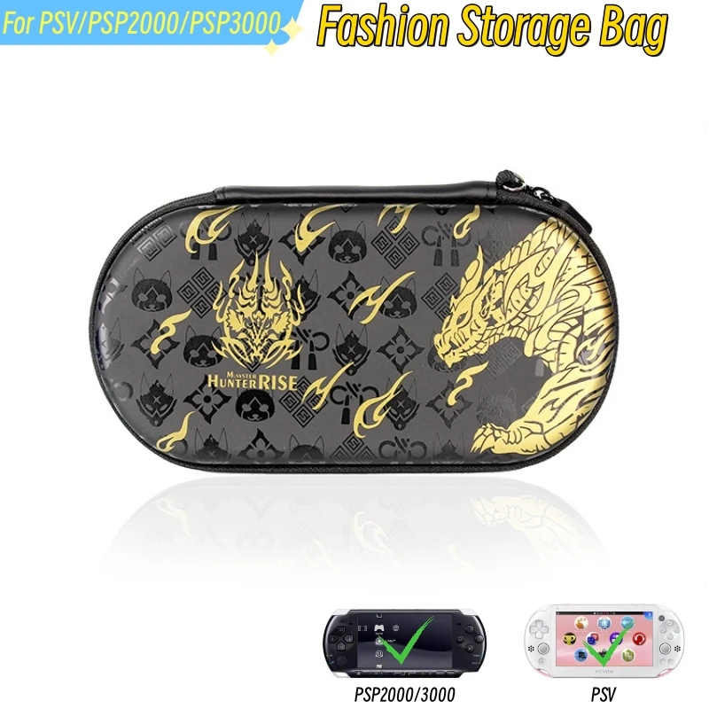 Bolsa de moda para PSV, bolsa protectora de almacenamiento para PSP2000, funda de PSP3000, bolso de viaje con correa de mano a prueba de polvo y golpes