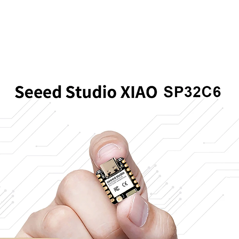 1 unidad Seed Studio XIAO ESP32C6 WiFi 6 + compatible con Bluetooth Ble 5 compatible con placa de desarrollo Zigbee Matter módulo inalámbrico WIFI