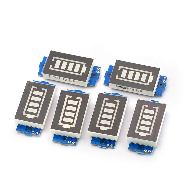 Módulo indicador de capacidad de batería de litio para vehículo eléctrico, 1 piezas, 2S, 3S, 4S, 6S, 7S, serie 4,2 V, 8,4 V, 16,8 V, pantalla verde - imagen 3