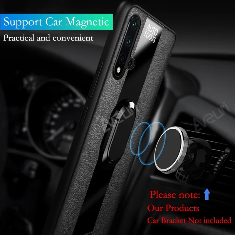 Funda de teléfono de cuero PU de lujo para Huawei Nova 9 SE 10 11 Pro 5T 7i Honor 70 90 50 20 30 Pro Plus 30S, funda con soporte de anillo - imagen 5