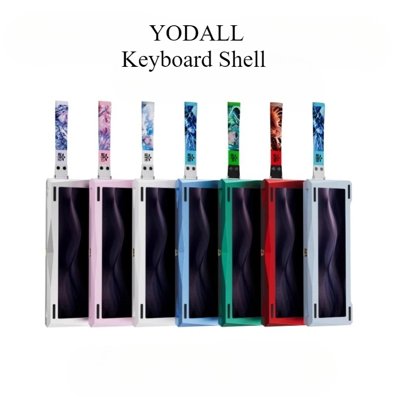 Carcasa de teclado YODALL, funda de teclado mecánico de aleación de aluminio personalizada para accesorios de teclado de oficina para juegos GH60/GT60 Pro