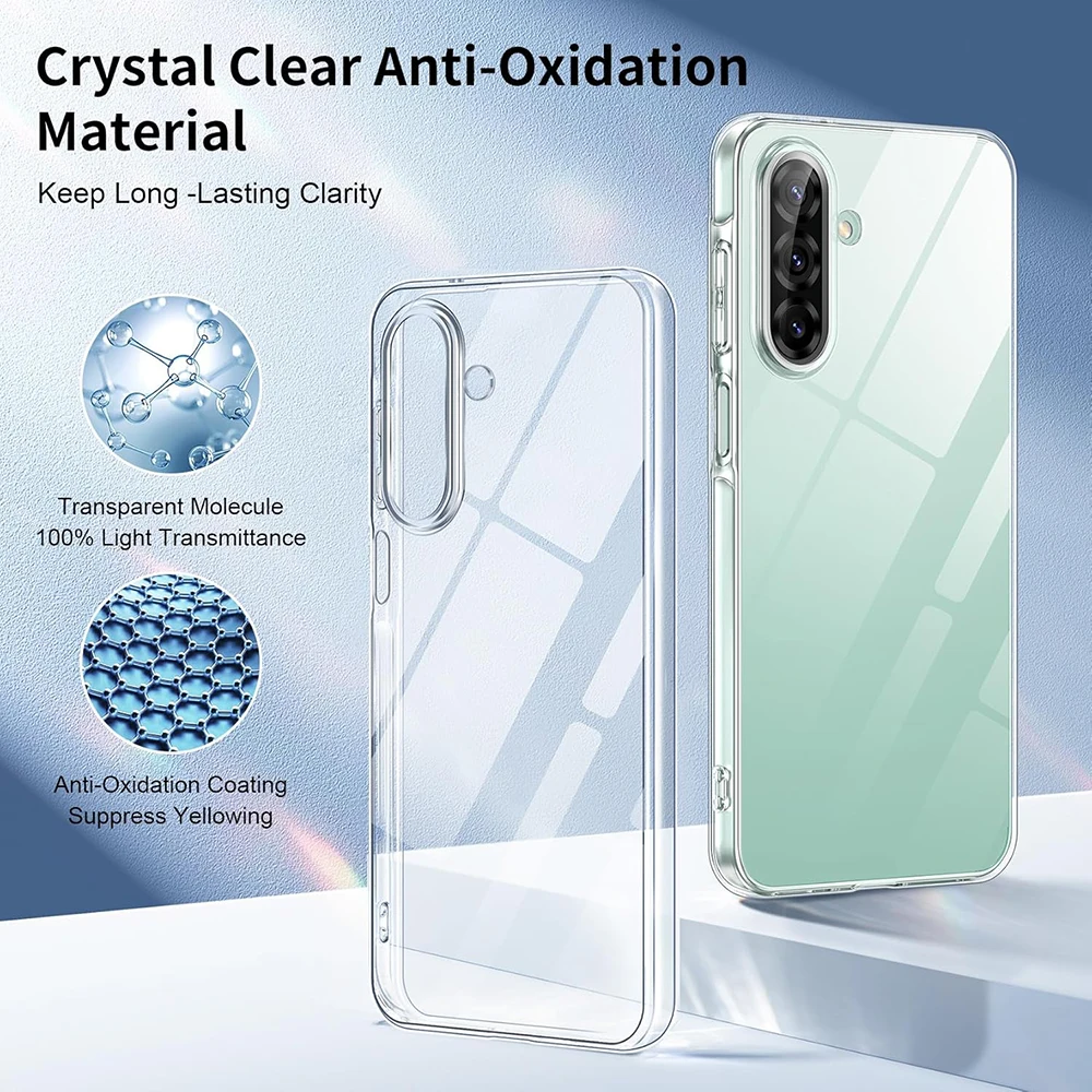 Funda de teléfono suave transparente de silicona ultrafina para Samsung Galaxy A56 A55 A54 A53 A52 A52s A51 A50 4g 5g carcasa trasera transparente - imagen 2
