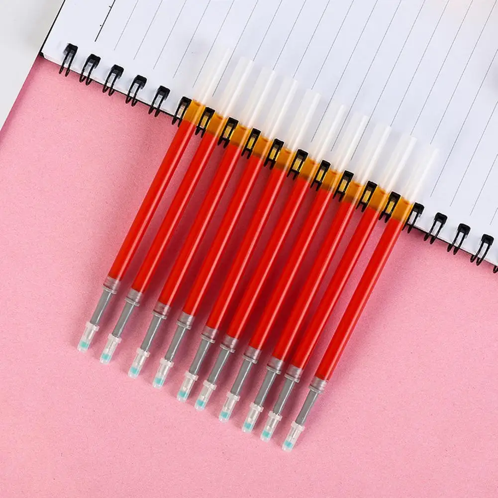 Recargas de bolígrafo de Gel ligeras para estudiantes, recambios reemplazables de gran capacidad, fácil extracción, suministro de oficina - imagen 4