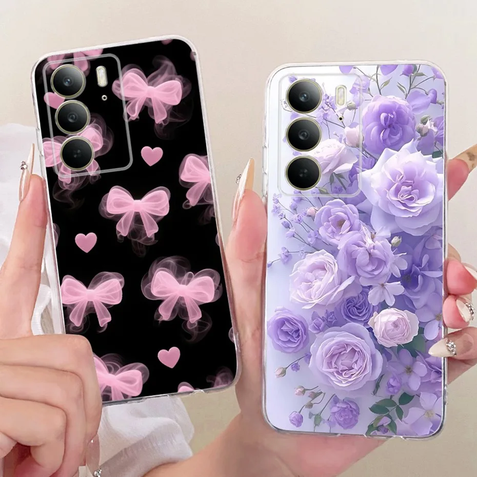 Funda de teléfono con estampado bonito 2025 para Realme C75 C75x, fundas de silicona suave TPU para Realme C 75 75X C75 4G, fundas traseras para parachoques - imagen 3