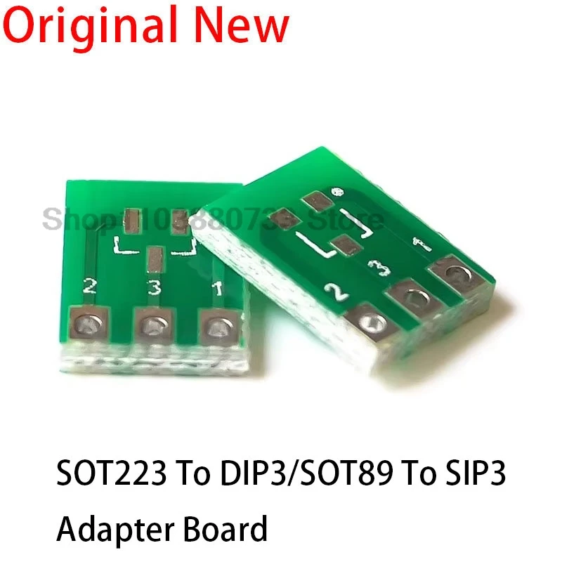 Placa adaptadora de 50 piezas SOT223 a DIP3 SOT89 a SIP3, soporte de Chip de gestión de energía, Base AMS1117, bricolaje