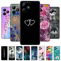 Funda Realme C51 de silicona antigolpes con diseño 3D