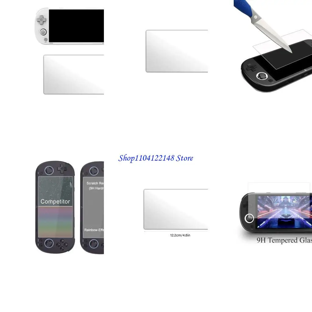 P9FA Tempering Glass Screen Protector Protective Película 9H Película para Trimui Game Consols Guardia pantalla