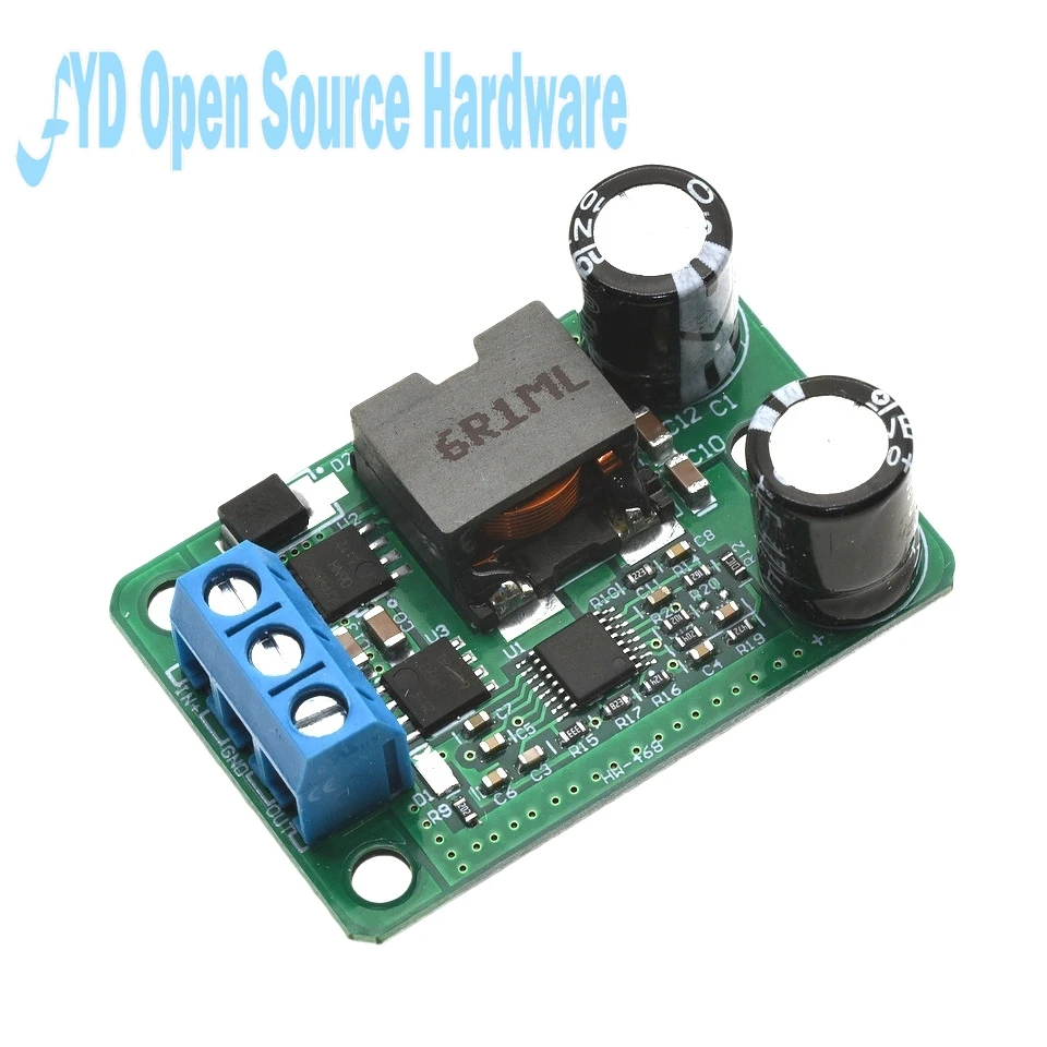 Módulo de fuente de alimentación reductor DC-DC convertidor de potencia de rectificación síncrona 24V/12V a 5V/5A 25W - imagen 4