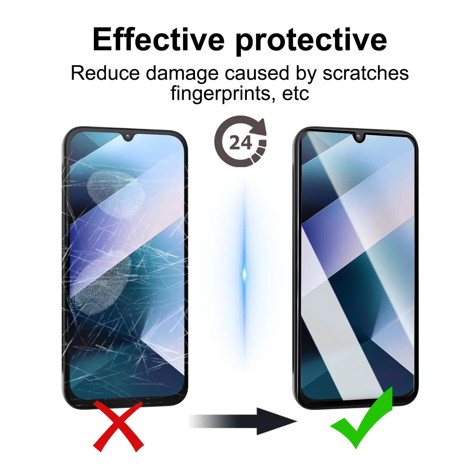 1-3 uds vidrio templado para Xiaomi POCO C85 privacidad/HD antiarañazos Protector de pantalla de cubierta completa sin polvo Kit de fácil instalación - imagen 3