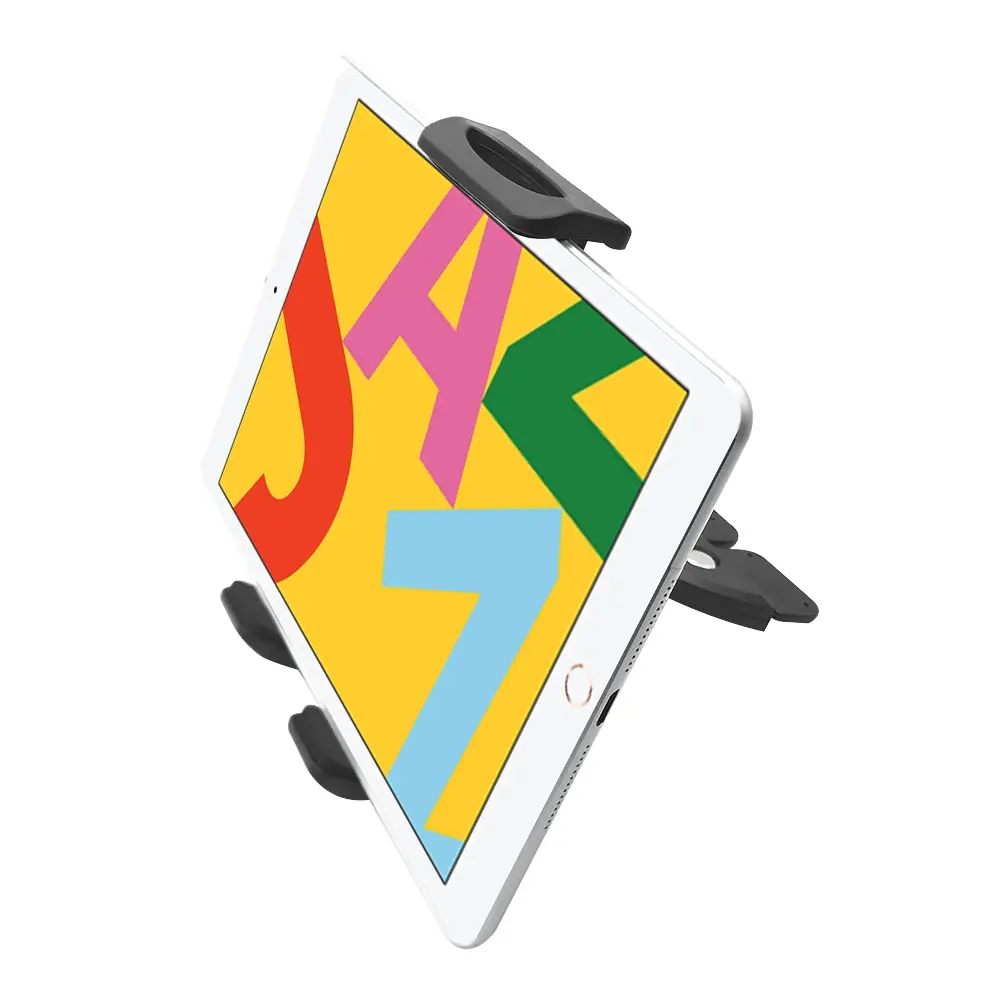 XNYOCN Soporte ajustable para tableta con ranura para CD de coche, soporte para teléfono para iPhone 14, 13, 12, 11, iPad Pro Air Mini de 4 a 12 pulgadas, Samsung, Xiaomi Pad - imagen 2