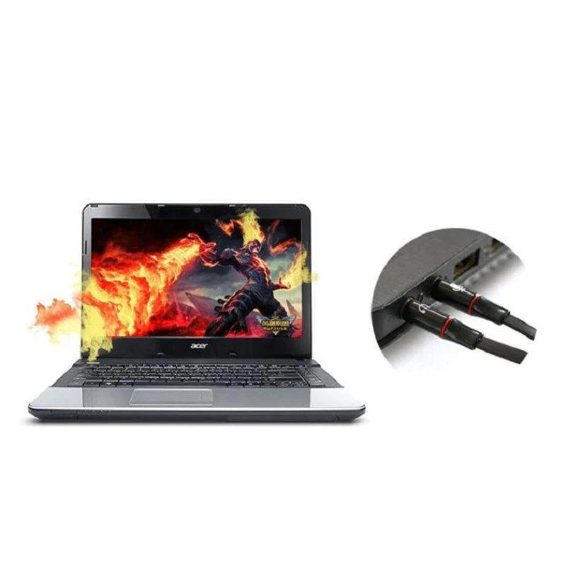 Adaptador de auriculares de 3,5mm, divisor de Audio hembra a 2 conectores macho, micrófono Y divisor de auriculares para ordenador portátil, adaptador de PC, Cable auxiliar - imagen 2