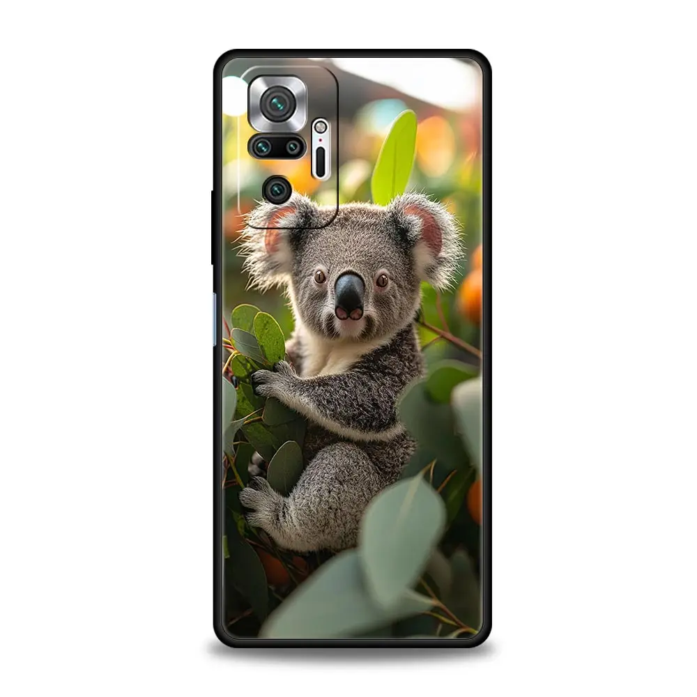 Funda de teléfono Koala para Xiaomi Redmi Note 14 13 12 5G 11 10 Pro Plus 4G 9S 9 14C 13C 12C 10C 9C 9A funda suave de TPU - imagen 4