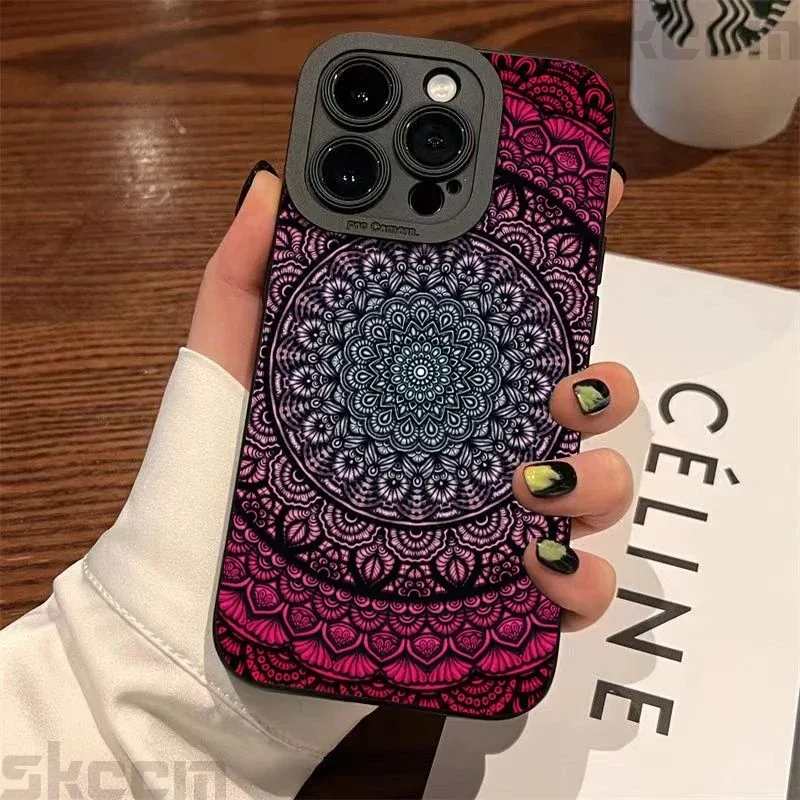 Funda de teléfono con patrón de tótem Vintage para Oppo A3x A3 A78 A59 A58 A57 A76 A17 A74 A94 A55 A54 A16 A15 A93 4G 5G, funda trasera suave de TPU - imagen 5