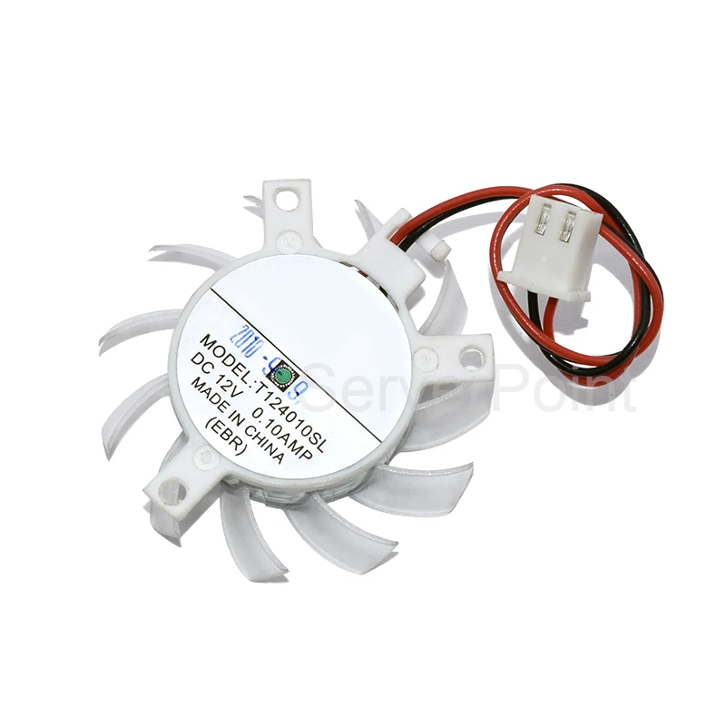 Original para T124010SL r124010sl 37mm 23x29x29mm 12V 0.10A 2 pines para Gigabyte GT210 ventilador de refrigeración para enfriador de tarjetas gráficas