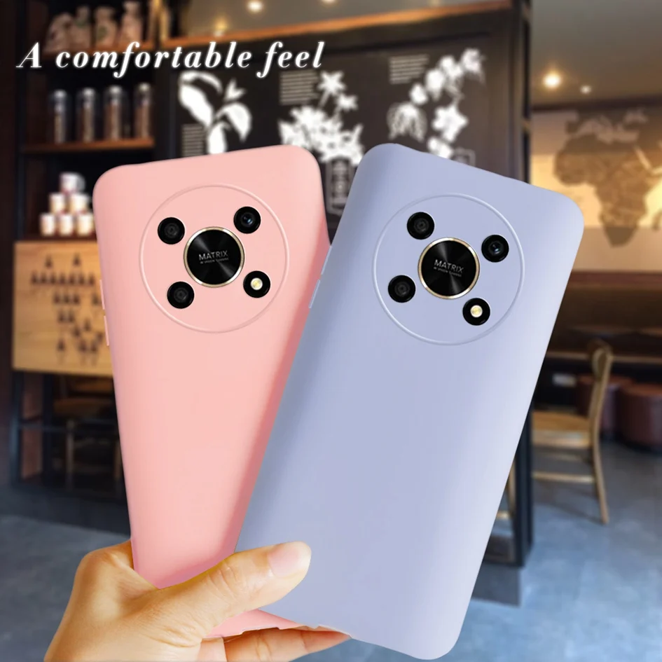 Para Honor Magic4 Lite funda suave de silicona de Color caramelo para teléfono Honor X9 X30 Magic 4 Lite 5G ANY-NX1 ANY-LX2 ANY-LX3 fundas - imagen 4