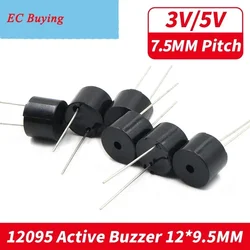 Buzador Activo Magnético 3V/5V con Pin Largo – Alarma Continua