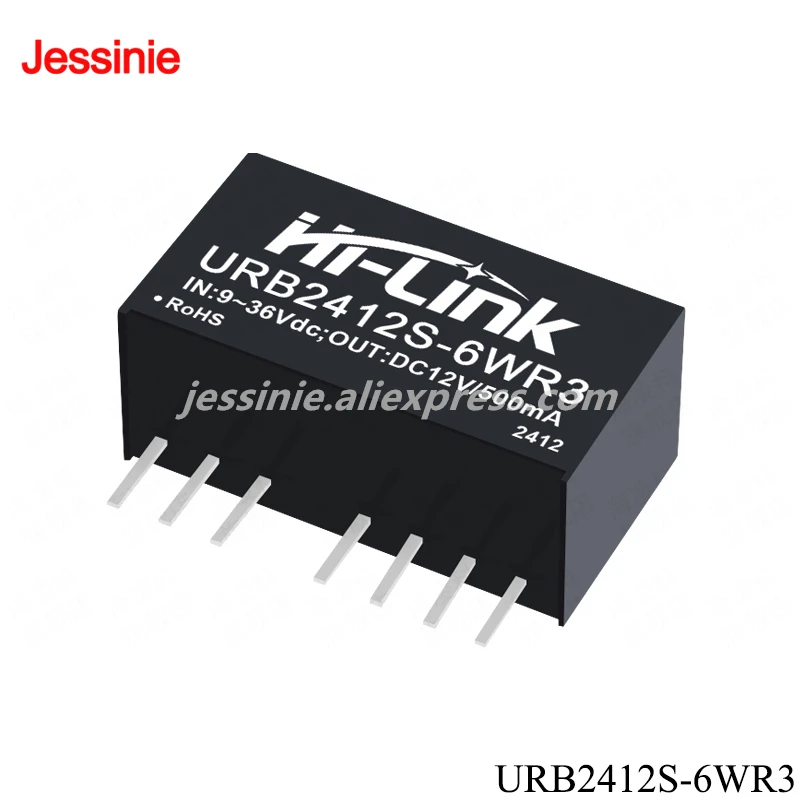 Módulo de fuente de alimentación no regulado aislado DC-DC DIP 6W 24V URB2403S URB2405S URB2409S URB2412S URB2415S URB24S-6WR3 - imagen 5