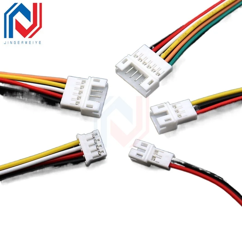 5 uds JST 1,25mm PH2.0 XH2.54 línea de extensión 2/3/4/5/6/Pin PH 2,0mm XH2.54MM conector macho a hembra con Cable 10/20/30CM 26AWG - imagen 5