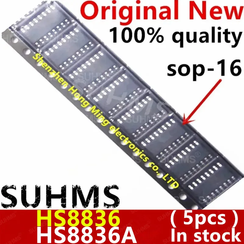 (5 piezas) 100% nuevo HS8836 HS8836A sop-16