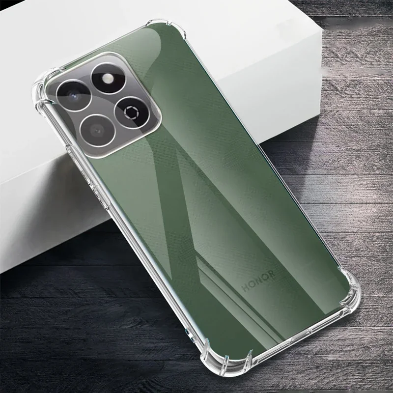 Funda de Airbag transparente Original para Honor X7 X7A X7B X7C protección Global de borde suave bolsa de aire de lujo Anti caída teléfono Funda armadura - imagen 2