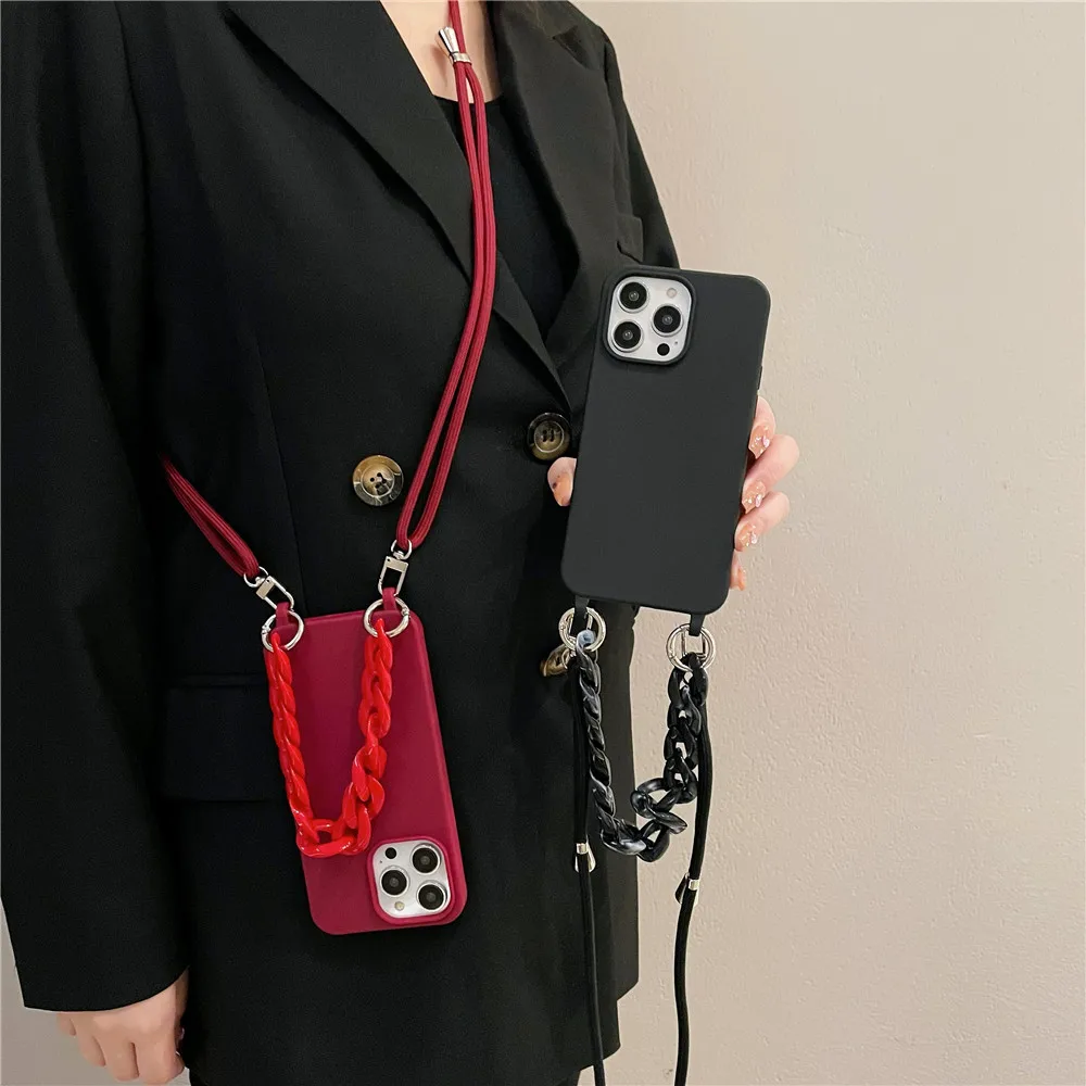 Funda de teléfono con cadena de mármol para Samsung Galaxy A53 5G Samsung A13 A 33 53 A73 A12 A32 A52S A51 - imagen 3