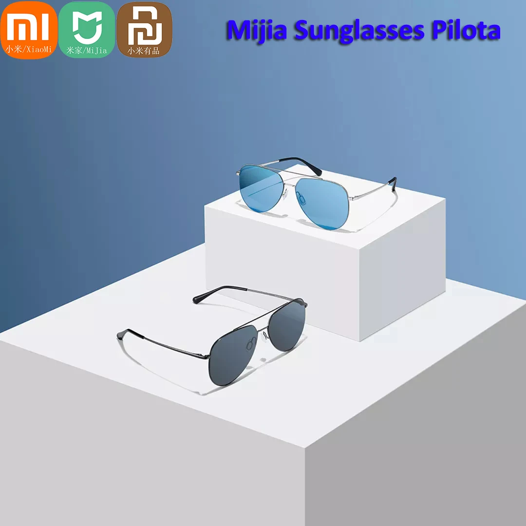 Xiaomi Mijia-gafas de sol polarizadas Pilota para hombre y mujer, lentes de moda para conducir, viajes al aire libre, conductores