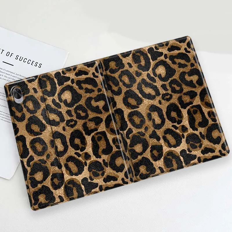 Estampado artístico de leopardo para Huawei MatePad Air Pro M6 M5 SE T5 13,2 12,6 12 11,5 11 10,8 10,4 10,1 pulgadas funda para tableta - imagen 2