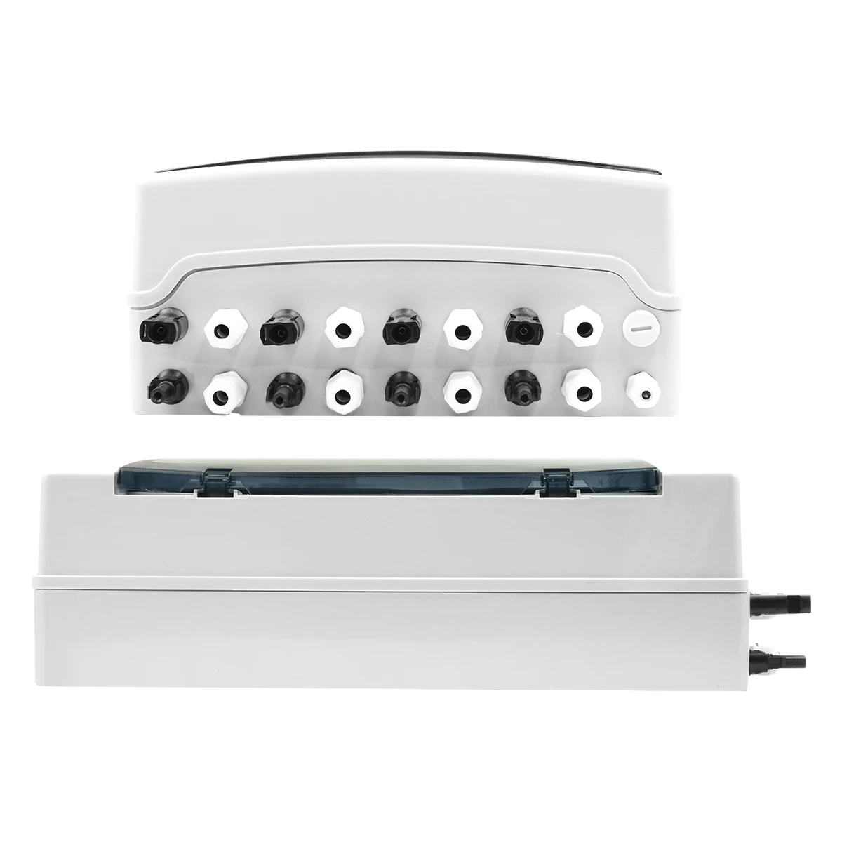 Caja combinadora fotovoltaica Solar con protección contra rayos, 4 entradas, 4 salidas, CC, 600V, fusible MCB SPD, caja impermeable IP65 de 24 vías - imagen 4