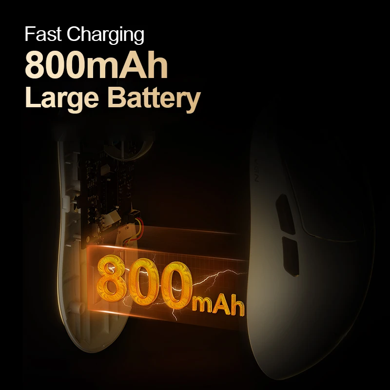 Ratón para juegos VGN Dragonfly F2 Pro MAX Bluetooth PAW3395 2,4G ratón inalámbrico para deportes electrónicos recargable ligero ergonómico - imagen 2